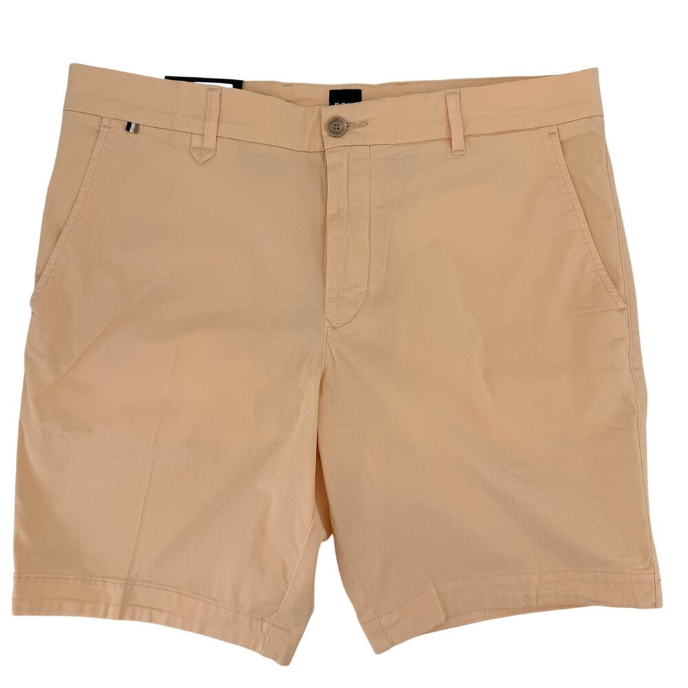 Boss H Slice Chino Shorts Mens Sz 36 Open Orange 8" Inseam